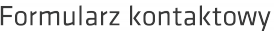 Formularz kontaktowy